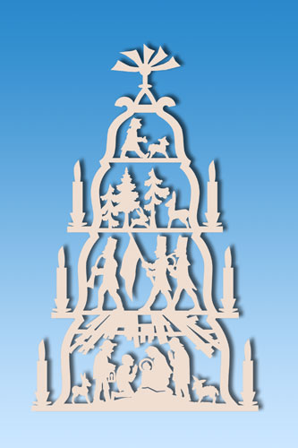 Fensterbild 2 Krippe