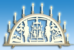 Schwibbogen 5 Pyramide