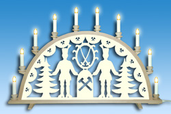 Schwibbogen 8 Bergmann