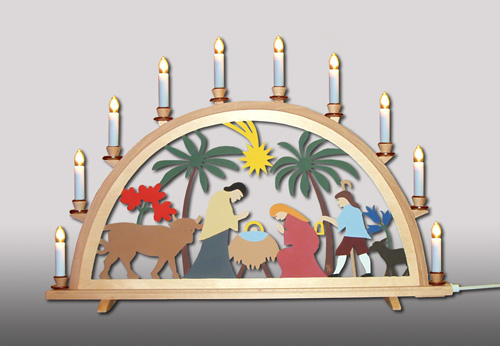 Schwibbogen 2  Christi Geburt