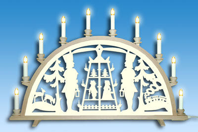 Schwibbogen 5 Pyramide